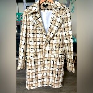 W.D.N.Y jacket women's size 6 so fun for this time of year